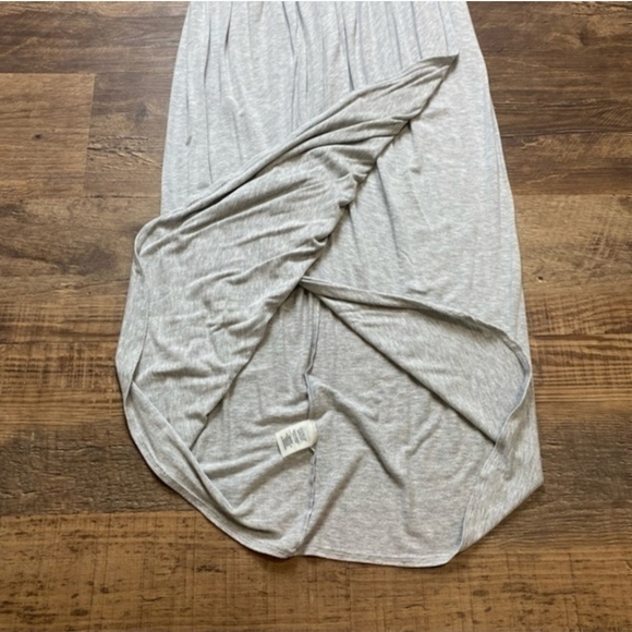 Alice + Olivia AIR Stacey Benger drapped gray midi dress small - Picture 4 of 5